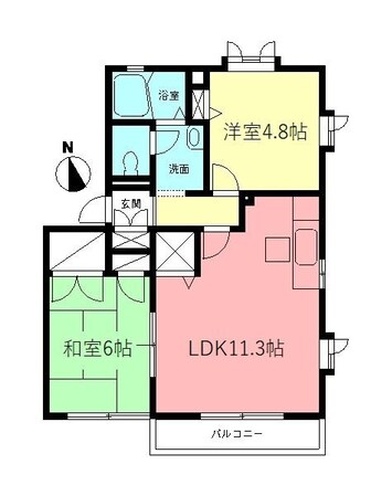 グランパルクＣの物件間取画像